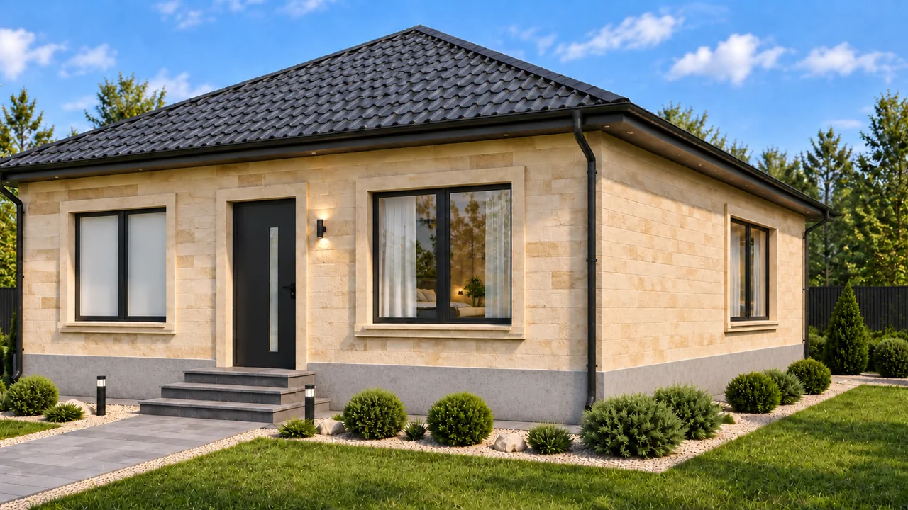 Дом «Проект 1», 64 м² — ракурс