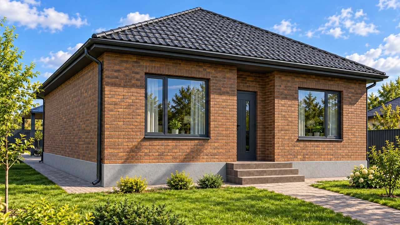 Дом «Проект 11», 108,52 м² — ракурс