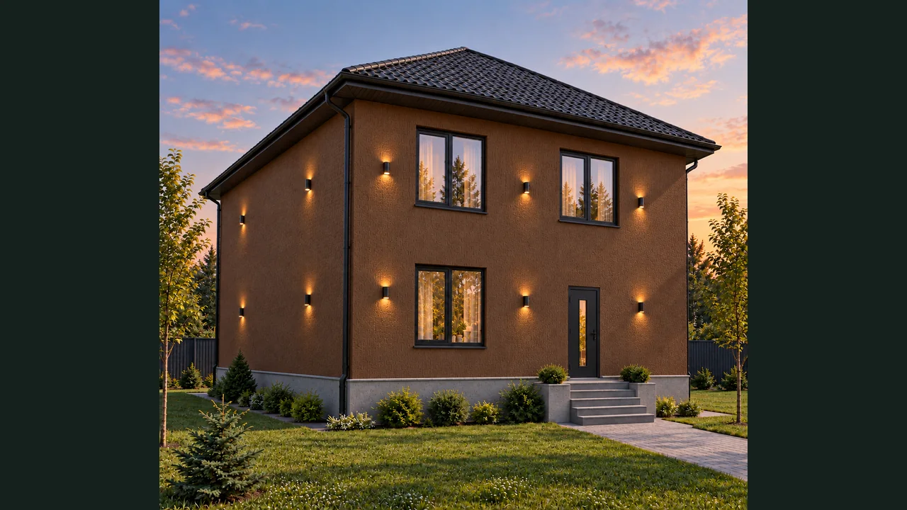 Дом «Проект 2», 136 м² — ракурс
